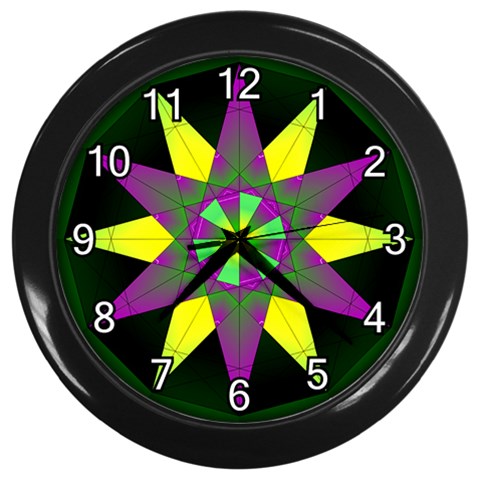 Polarity Wall Clock (Black) from ArtsNow.com Front