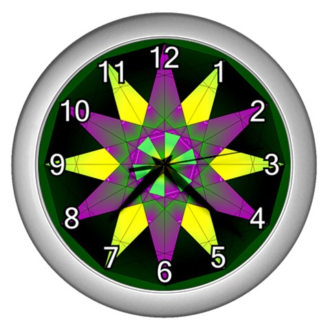 Polarity Wall Clock (Silver) from ArtsNow.com Front