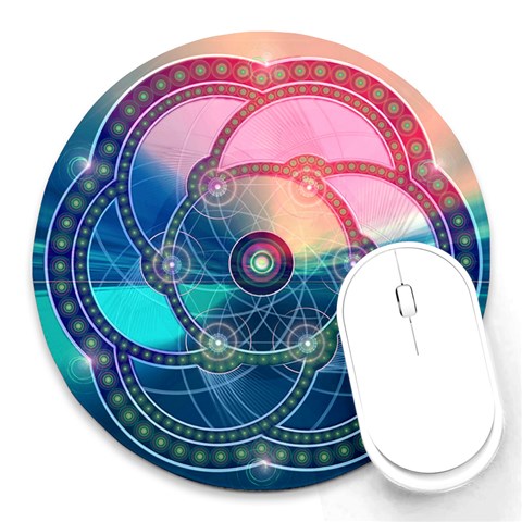 Remembrance Round Mousepad from ArtsNow.com Front