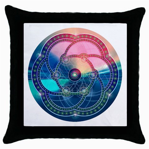 Remembrance Throw Pillow Case (Black) from ArtsNow.com Front