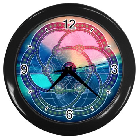 Remembrance Wall Clock (Black) from ArtsNow.com Front