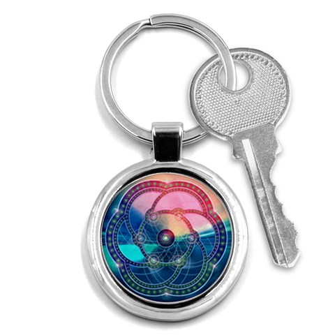 Remembrance Key Chain (Round) from ArtsNow.com Front