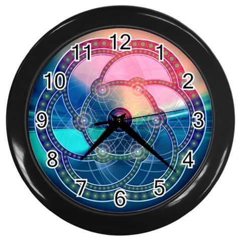 Remembrance Wall Clock (Black) from ArtsNow.com Front