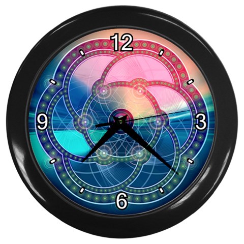 Remembrance Wall Clock (Black) from ArtsNow.com Front