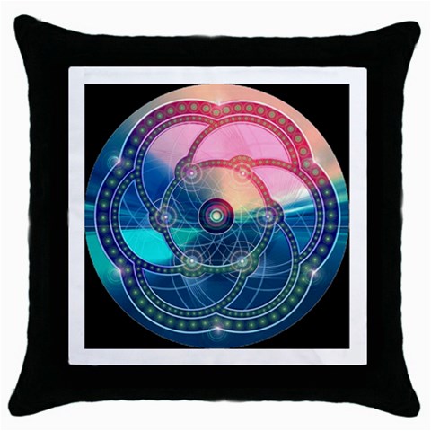 Remembrance Throw Pillow Case (Black) from ArtsNow.com Front