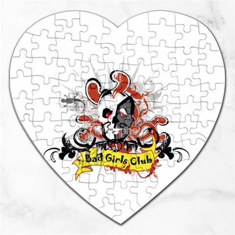 Bad Girls Club Jigsaw Puzzle (Heart) from ArtsNow.com Front