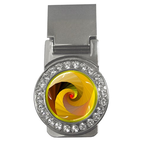 Rhythm Money Clip (CZ) from ArtsNow.com Front