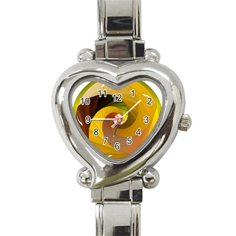 Rhythm Heart Italian Charm Watch from ArtsNow.com Front