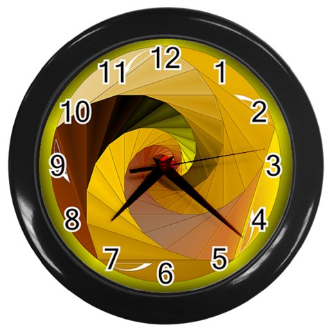 Rhythm Wall Clock (Black) from ArtsNow.com Front