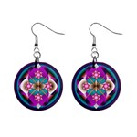 Sacred Heart 1  Button Earrings