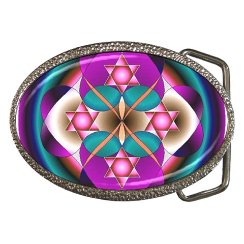 Sacred Heart Belt Buckle from ArtsNow.com Front