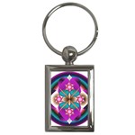 Sacred Heart Key Chain (Rectangle)