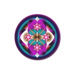 Sacred Heart Magnet 3  (Round)