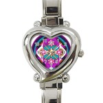 Sacred Heart Heart Italian Charm Watch