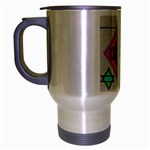 Sacred Mosaic Travel Mug (Silver Gray)