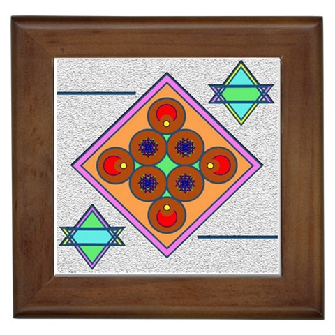 Sacred Mosaic Framed Tile from ArtsNow.com Front