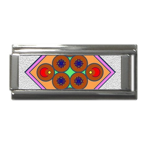 Sacred Mosaic Superlink Italian Charm (9mm) from ArtsNow.com Front