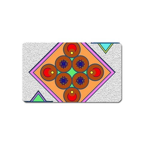 Sacred Mosaic Magnet (Name Card) from ArtsNow.com Front