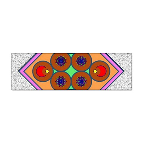 Sacred Mosaic Sticker Bumper (100 pack) from ArtsNow.com Front