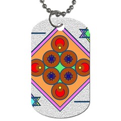 Sacred Mosaic Dog Tag (Two Sides) from ArtsNow.com Front