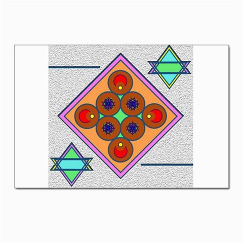 Sacred Mosaic Postcard 4 x 6  (Pkg of 10) from ArtsNow.com Front