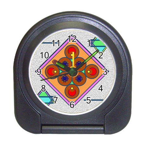 Sacred Mosaic Travel Alarm Clock from ArtsNow.com Front