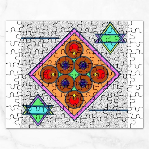 Sacred Mosaic Jigsaw Puzzle (Rectangular) from ArtsNow.com Front