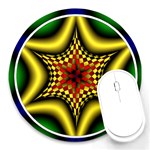 Space  n Time Round Mousepad