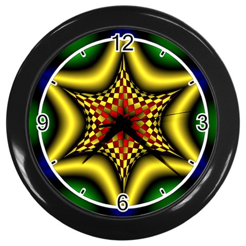 Space  n Time Wall Clock (Black) from ArtsNow.com Front