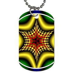 Space  n Time Dog Tag (Two Sides) from ArtsNow.com Front