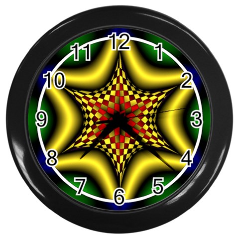 Space  n Time Wall Clock (Black) from ArtsNow.com Front