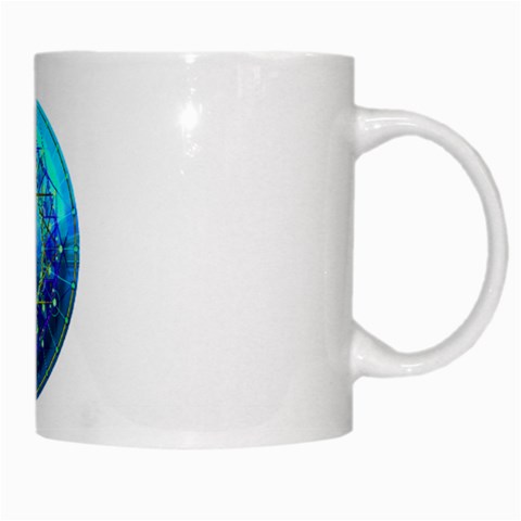 Synchronicity White Mug from ArtsNow.com Right