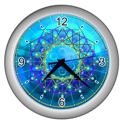 Synchronicity Wall Clock (Silver) from ArtsNow.com Front