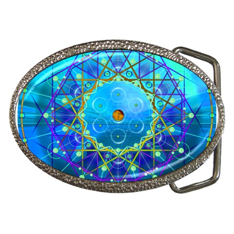 Synchronicity Belt Buckle from ArtsNow.com Front