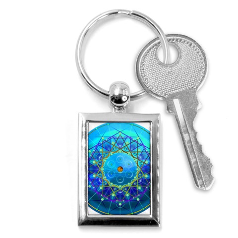 Synchronicity Key Chain (Rectangle) from ArtsNow.com Front