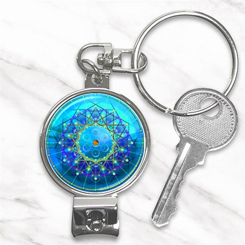 Synchronicity Nail Clippers Key Chain from ArtsNow.com Front