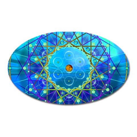 Synchronicity Magnet (Oval) from ArtsNow.com Front