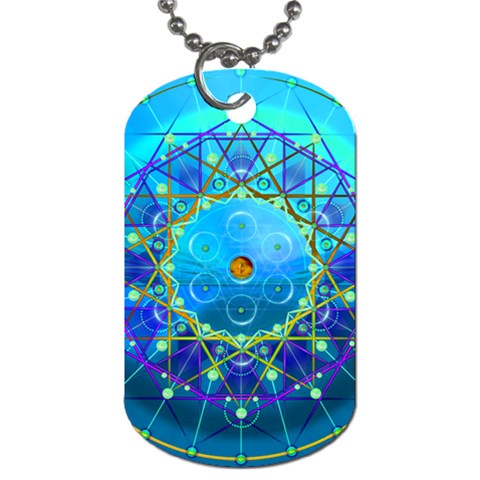 Synchronicity Dog Tag (One Side) from ArtsNow.com Front