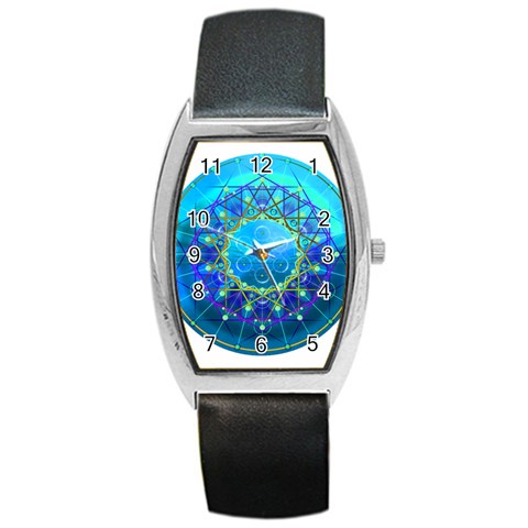 Synchronicity Barrel Style Metal Watch from ArtsNow.com Front