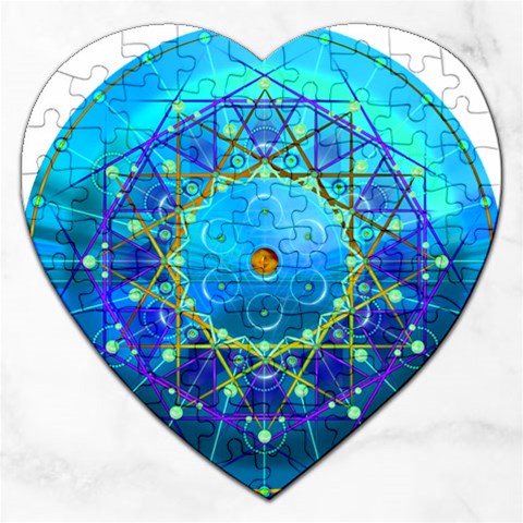 Synchronicity Jigsaw Puzzle (Heart) from ArtsNow.com Front