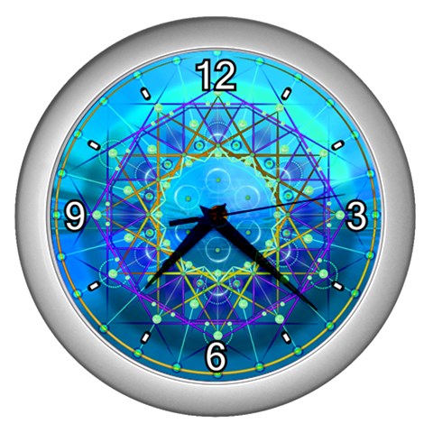 Synchronicity Wall Clock (Silver) from ArtsNow.com Front