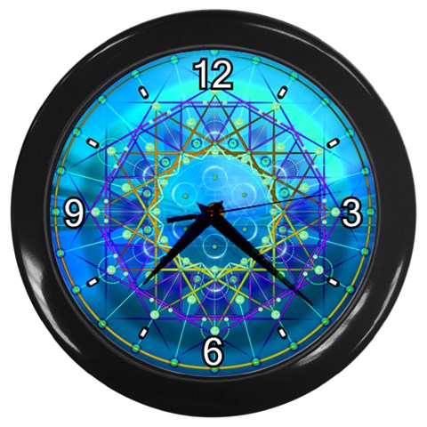 Synchronicity Wall Clock (Black) from ArtsNow.com Front