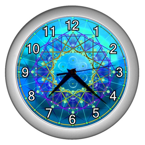 Synchronicity Wall Clock (Silver) from ArtsNow.com Front