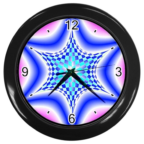 Space  n Time Wall Clock (Black) from ArtsNow.com Front