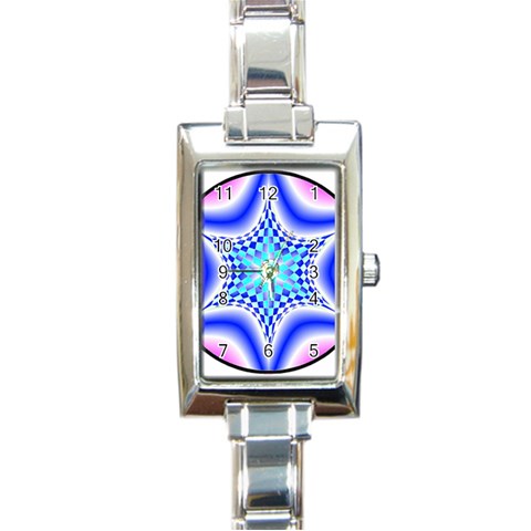 Space  n Time Rectangular Italian Charm Watch from ArtsNow.com Front