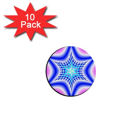 Space  n Time 1  Mini Button (10 pack)  from ArtsNow.com Front