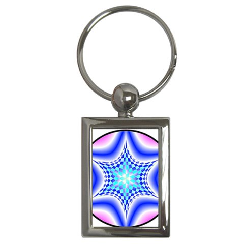 Space  n Time Key Chain (Rectangle) from ArtsNow.com Front