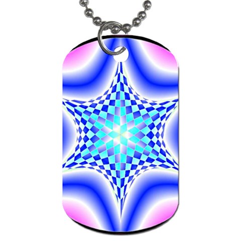 Space  n Time Dog Tag (One Side) from ArtsNow.com Front