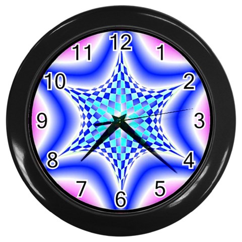 Space  n Time Wall Clock (Black) from ArtsNow.com Front