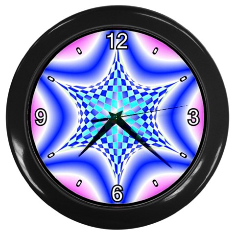 Space  n Time Wall Clock (Black) from ArtsNow.com Front